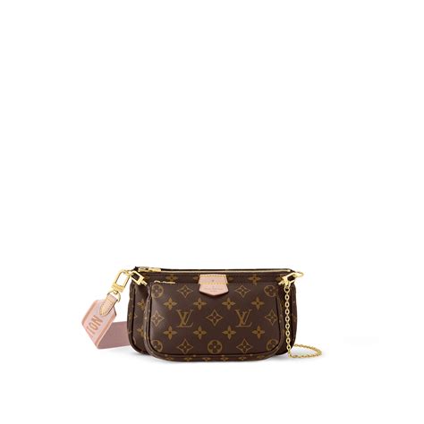 louis vuitton shoulder bag multi pochette|louis vuitton solid brown bag.